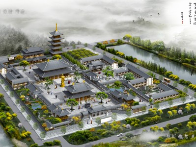 晋江寺庙建筑总体规划方案